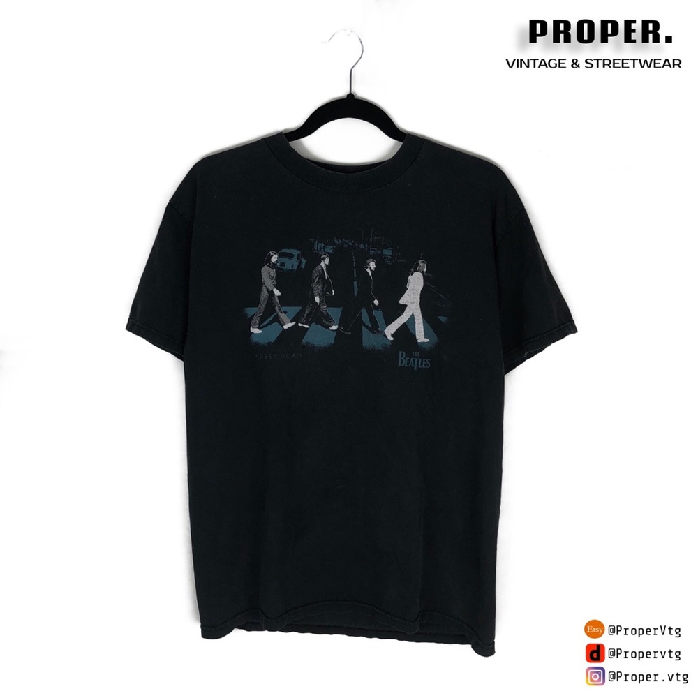 The Beatles abbey road t shirt band tee